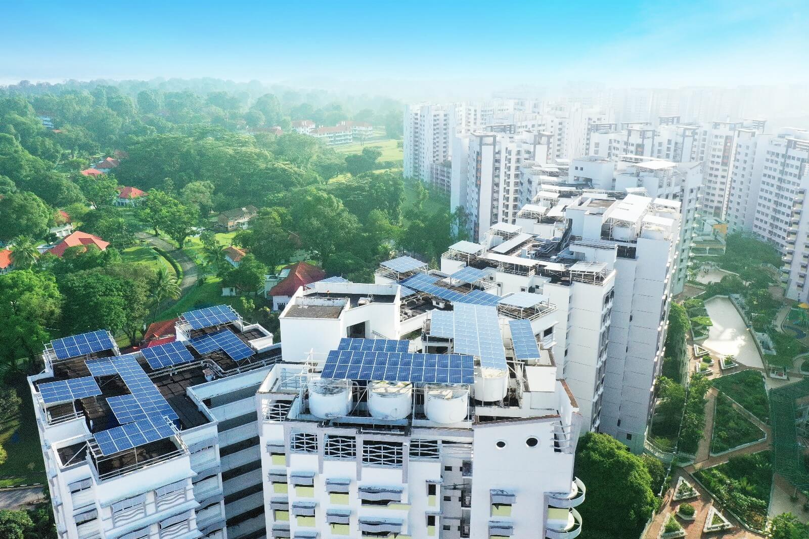 Imágenes del proyecto SolarNova 8 en Singapur