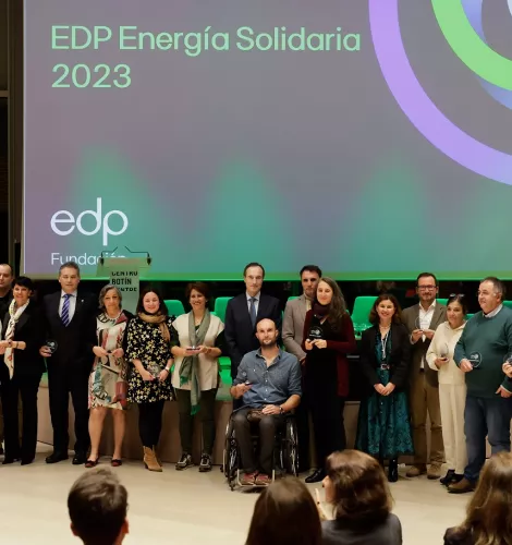 La Fundación EDP apoya con un millón de euros catorce proyectos para promover una transición energética justa
